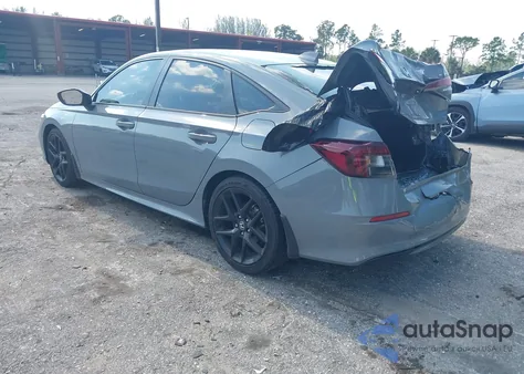 2025 Honda Civic Sport z USA, uszkodzony, nr VIN 2HGFE2F57SH553691